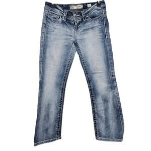 BKE Payton Universal Fit Straight Leg Jeans 27 Buckle Medium Wash Stretch Ankle